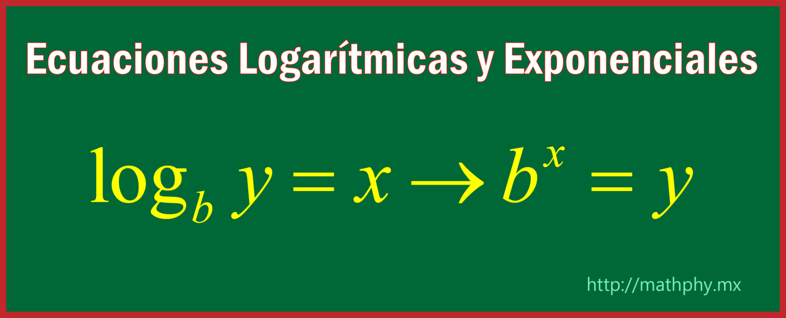 Sistema de Ecuaciones Logarítmicas y Exponenciales Matemáticas en Video